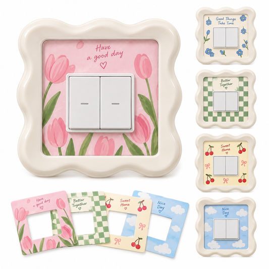 Interchangeable Decorative Light Switch Frame