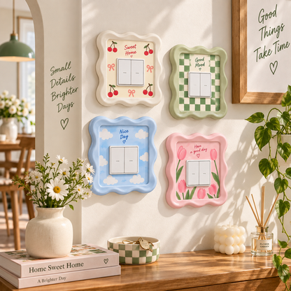 Interchangeable Decorative Light Switch Frame