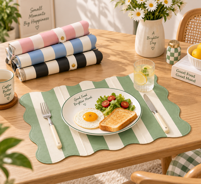 Striped Foldable Placemat