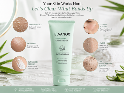ELVANOX™ Face & Body Soft Peel Glow Reset Gel